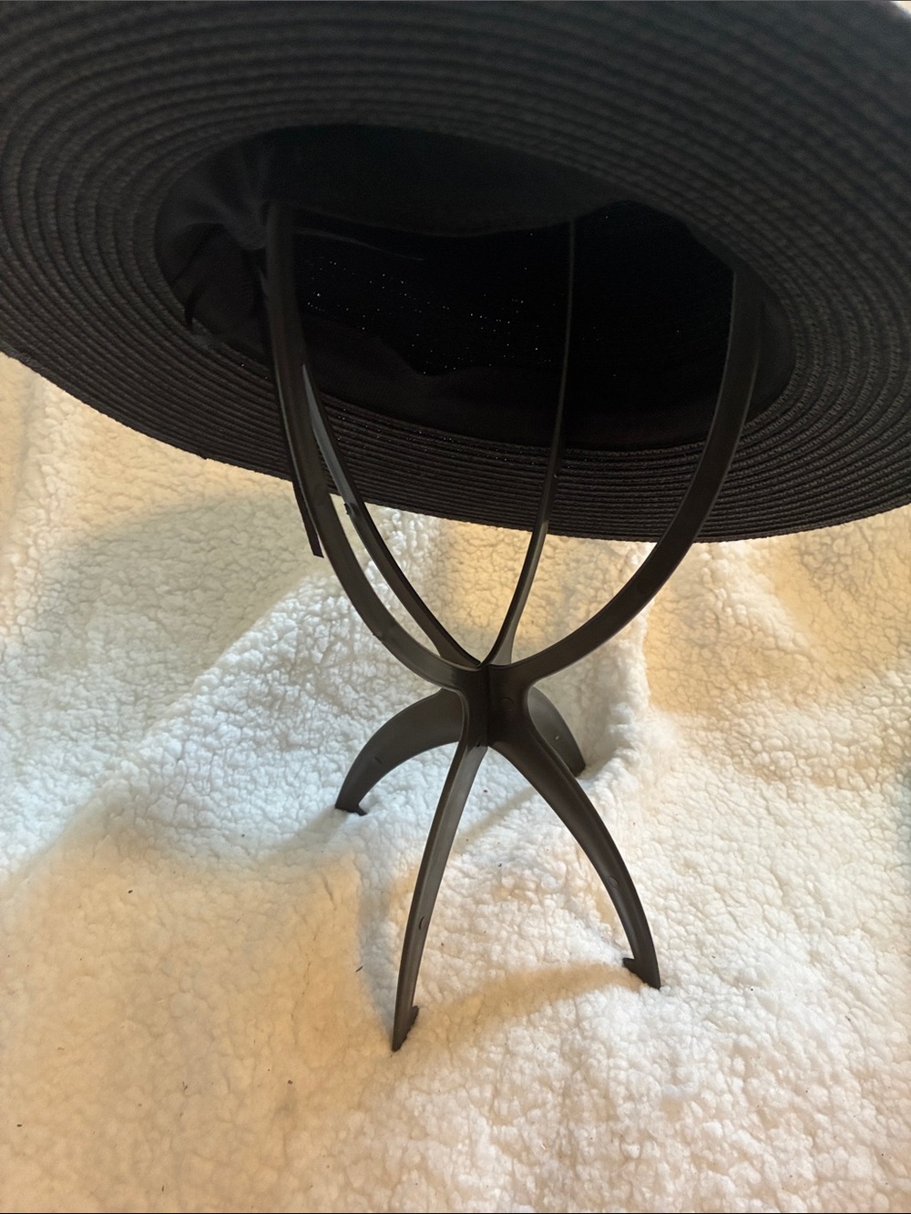 Black Straw Hat - Picture 4 of 5